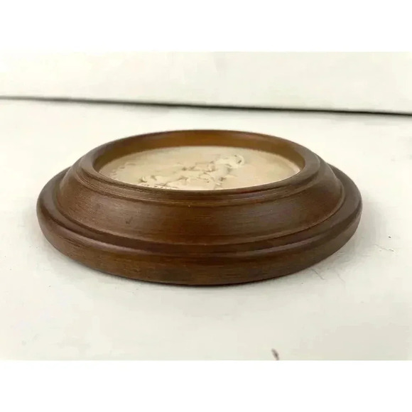 VTG 1976 Goebel Hummel Bisque Plate Framed Collectors Club Member W. Germany - Picture 12 of 12